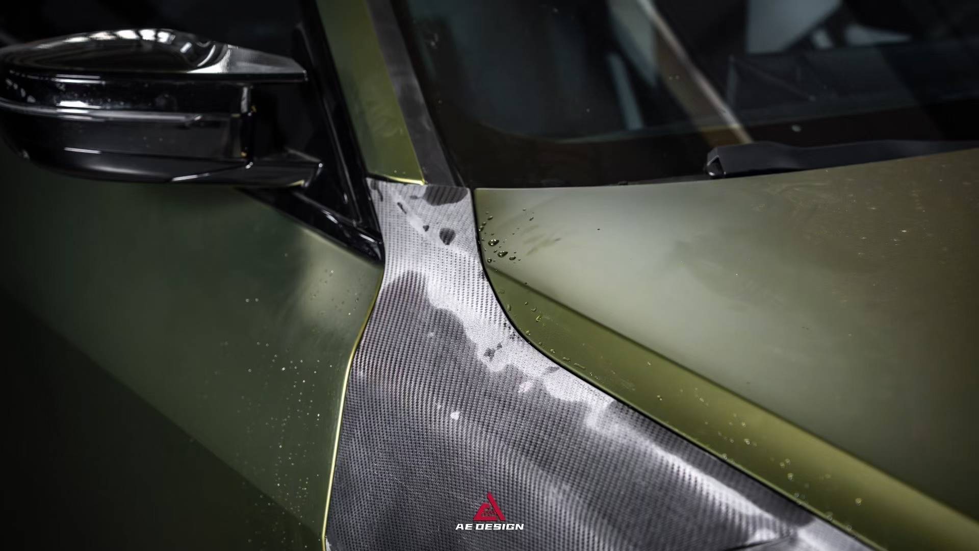 BMW M3 G80 G81 2021 2022 2023 2024 & M4 G82 G83 2021 2022 2023 2024 with Aftermarket Parts - AE Style Front Fenders Pre-preg Carbon Fiber from ArmorExtend