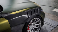 BMW M3 G80 G81 2021 2022 2023 2024 & M4 G82 G83 2021 2022 2023 2024 with Aftermarket Parts - AE Style Front Fenders Pre-preg Carbon Fiber from ArmorExtend
