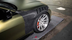 BMW M3 G80 G81 2021 2022 2023 2024 & M4 G82 G83 2021 2022 2023 2024 with Aftermarket Parts - AE Style Front Fenders Pre-preg Carbon Fiber from ArmorExtend