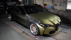 BMW M3 G80 G81 2021 2022 2023 2024 & M4 G82 G83 2021 2022 2023 2024 with Aftermarket Parts - AE Style Front Fenders Pre-preg Carbon Fiber from ArmorExtend