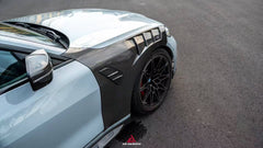 BMW M3 G80 G81 2021 2022 2023 2024 & M4 G82 G83 2021 2022 2023 2024 with Aftermarket Parts - AE Style Front Fenders Pre-preg Carbon Fiber from ArmorExtend