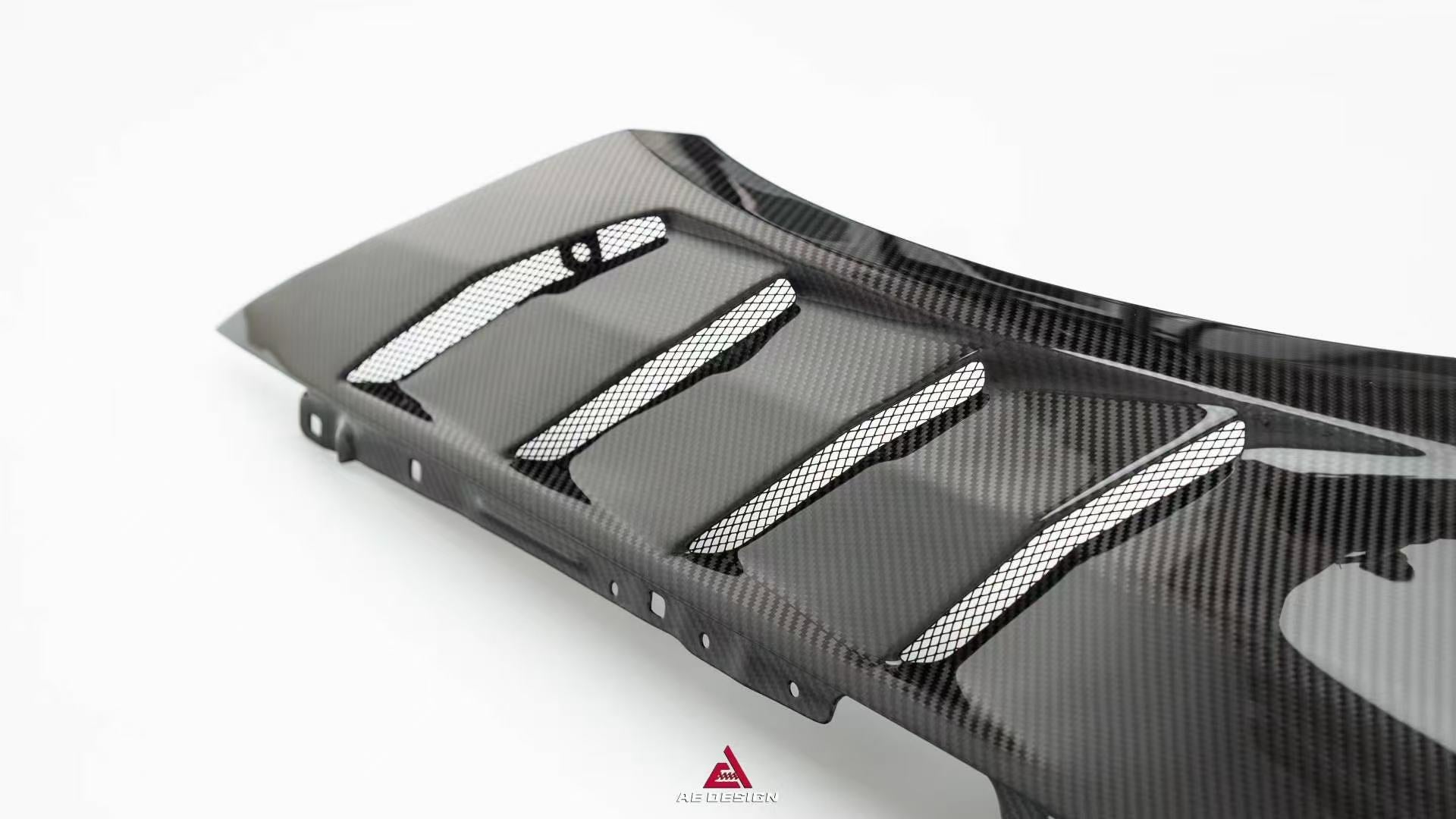 BMW M3 G80 G81 2021 2022 2023 2024 & M4 G82 G83 2021 2022 2023 2024 with Aftermarket Parts - AE Style Front Fenders Pre-preg Carbon Fiber from ArmorExtend