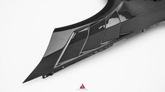 BMW M3 G80 G81 2021 2022 2023 2024 & M4 G82 G83 2021 2022 2023 2024 with Aftermarket Parts - AE Style Front Fenders Pre-preg Carbon Fiber from ArmorExtend