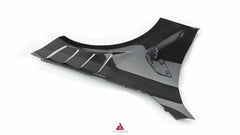 BMW M3 G80 G81 2021 2022 2023 2024 & M4 G82 G83 2021 2022 2023 2024 with Aftermarket Parts - AE Style Front Fenders Pre-preg Carbon Fiber from ArmorExtend