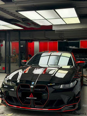 BMW M3 G80 G81 2021-ON & M4 G82 G83 2021-ON with Aftermarket Parts - Venom Sport Series Style Front Canards Dry Pre-preg Carbon Fiber from ArmorExtend