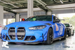 BMW M3 G80 G81 2021 2022 2023 2024 & M4 G82 G83 2021 2022 2023 2024 with Aftermarket Parts - AE V2 Style Front Canards Carbon Fiber from ArmorExtend