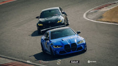 BMW M3 G80 G81 2021 2022 2023 2024 & M4 G82 G83 2021 2022 2023 2024 with Aftermarket Parts - AE Style Front Fenders Pre-preg Carbon Fiber from ArmorExtend