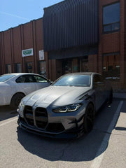 BMW M3 G80 G81 2021 2022 2023 2024 & M4 G82 G83 2021 2022 2023 2024 with Aftermarket Parts - AE Style Front Fenders Carbon Fiber from ArmorExtend