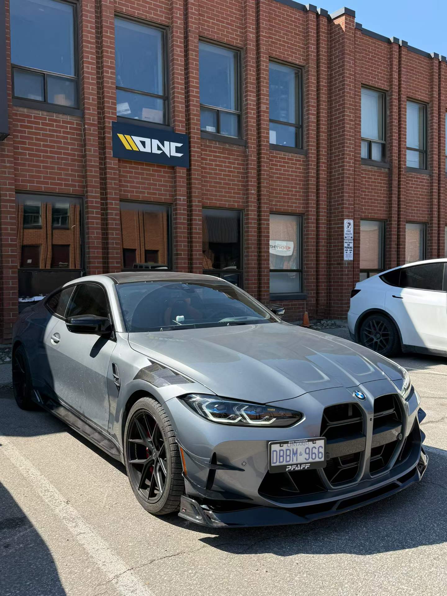 BMW M3 G80 G81 2021 2022 2023 2024 & M4 G82 G83 2021 2022 2023 2024 with Aftermarket Parts - AE Style Front Fenders Carbon Fiber from ArmorExtend