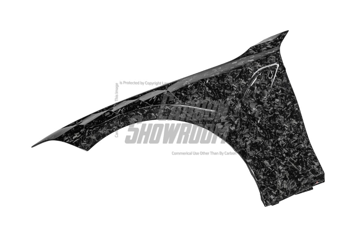 BMW M3 G80 G81 2021 2022 2023 2024 & M4 G82 G83 2021 2022 2023 2024 with Aftermarket Parts - AE Style Front Fenders Carbon Fiber from ArmorExtend