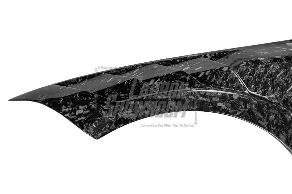 BMW M3 G80 G81 2021 2022 2023 2024 & M4 G82 G83 2021 2022 2023 2024 with Aftermarket Parts - AE Style Front Fenders Carbon Fiber from ArmorExtend