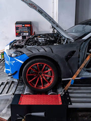 BMW M3 G80 G81 2021 2022 2023 2024 & M4 G82 G83 2021 2022 2023 2024 with Aftermarket Parts - AE Style Front Fenders Carbon Fiber from ArmorExtend