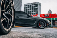 BMW M3 G80 G81 2021 2022 2023 2024 & M4 G82 G83 2021 2022 2023 2024 with Aftermarket Parts - AE Style Front Fenders Pre-preg Carbon Fiber from ArmorExtend