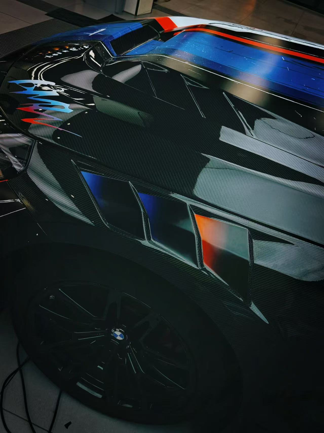 BMW M3 G80 G81 2021 2022 2023 2024 & M4 G82 G83 2021 2022 2023 2024 with Aftermarket Parts - AE Style Front Fenders Pre-preg Carbon Fiber from ArmorExtend