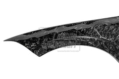 BMW M3 G80 G81 2021 2022 2023 2024 & M4 G82 G83 2021 2022 2023 2024 with Aftermarket Parts - AE Style Front Fenders Carbon Fiber from ArmorExtend