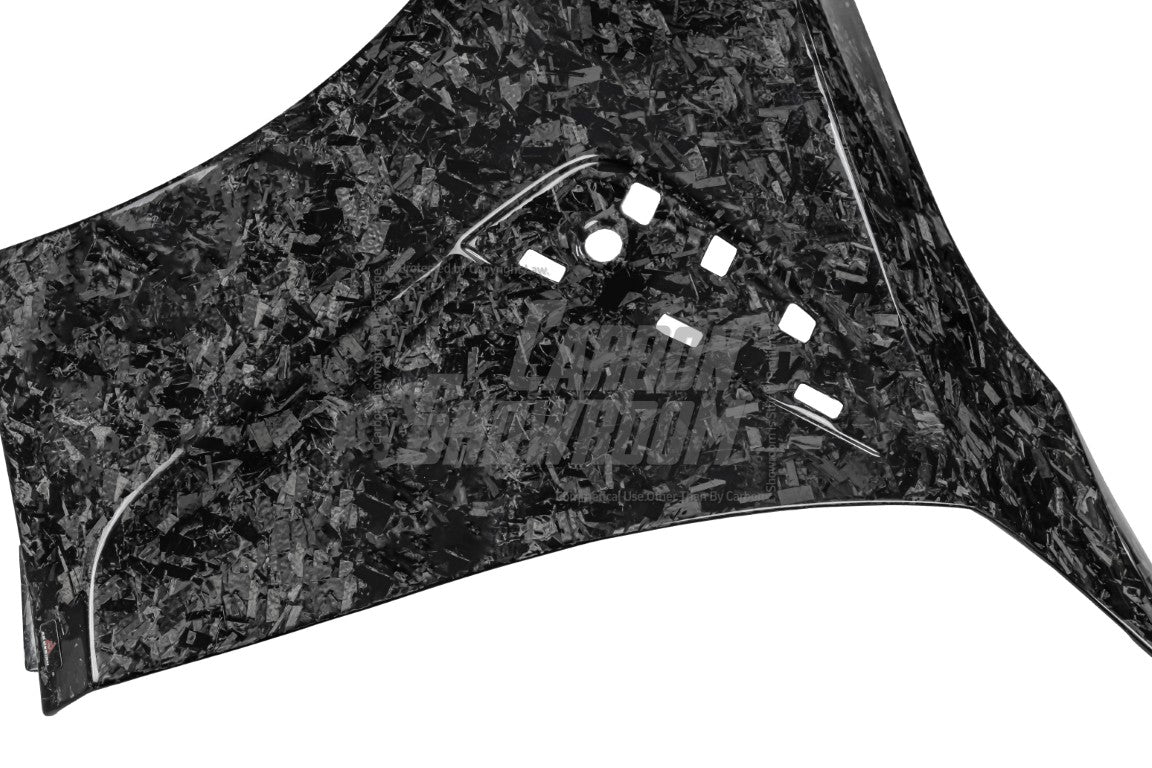 BMW M3 G80 G81 2021 2022 2023 2024 & M4 G82 G83 2021 2022 2023 2024 with Aftermarket Parts - AE Style Front Fenders Carbon Fiber from ArmorExtend