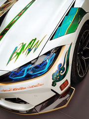 BMW M3 G80 G81 2021 2022 2023 2024 & M4 G82 G83 2021 2022 2023 2024 with Aftermarket Parts - AE Style Front Fenders Pre-preg Carbon Fiber from ArmorExtend