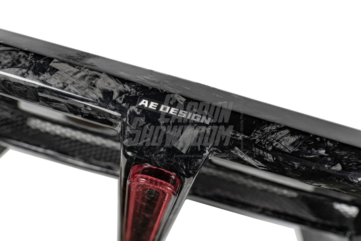 BMW M4 G82 2021 2022 2023 2024 & 4 Series G22 430i M440i 2020 2021 2022 2023 2024 with Aftermarket Parts - ART V2 Style Fiber Rear Wing Carbon Fiber from Pre-preg ArmorExtend