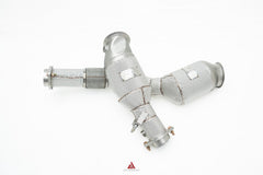 BMW M3 G80 G81 & M4 G82 G83 2021-ON (3.0T) with Aftermarket Parts - 200 & 300 & 400 CELL Downpipe Stainless Steel / Titanium from ArmorExtend