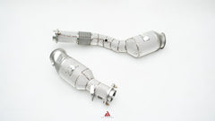 BMW M3 G80 G81 & M4 G82 G83 2021-ON (3.0T) with Aftermarket Parts - 200 & 300 & 400 CELL Downpipe Stainless Steel / Titanium?from?ArmorExtend