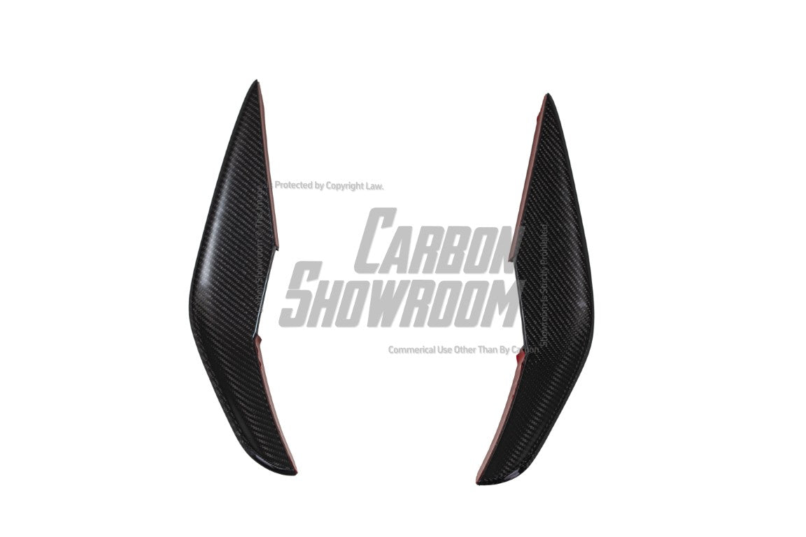 BMW M3 G80 G81 2021 2022 2023 2024 & M4 G82 G83 2021 2022 2023 2024 with Aftermarket Parts - AE Style Front Canards Carbon Fiber from ArmorExtend