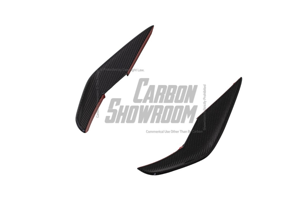 BMW M3 G80 G81 2021 2022 2023 2024 & M4 G82 G83 2021 2022 2023 2024 with Aftermarket Parts - AE Style Front Canards Carbon Fiber from ArmorExtend