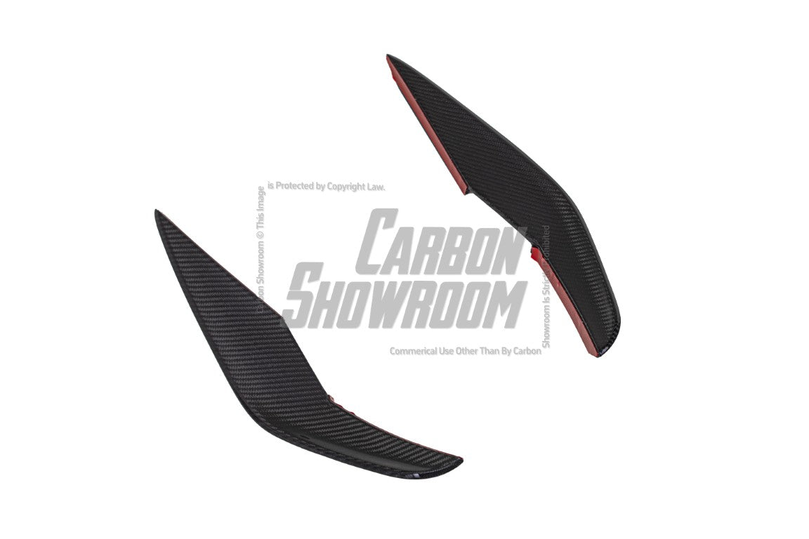 BMW M3 G80 G81 2021 2022 2023 2024 & M4 G82 G83 2021 2022 2023 2024 with Aftermarket Parts - AE Style Front Canards Carbon Fiber from ArmorExtend