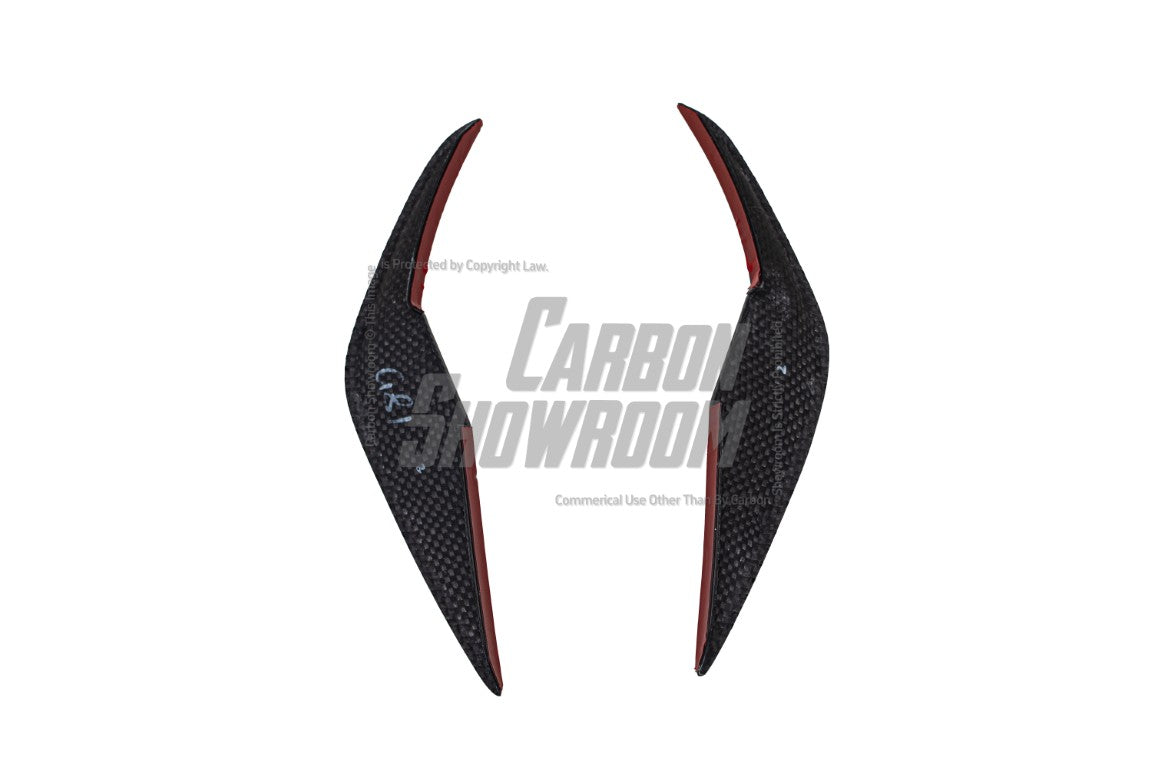BMW M3 G80 G81 2021 2022 2023 2024 & M4 G82 G83 2021 2022 2023 2024 with Aftermarket Parts - AE Style Front Canards Carbon Fiber from ArmorExtend