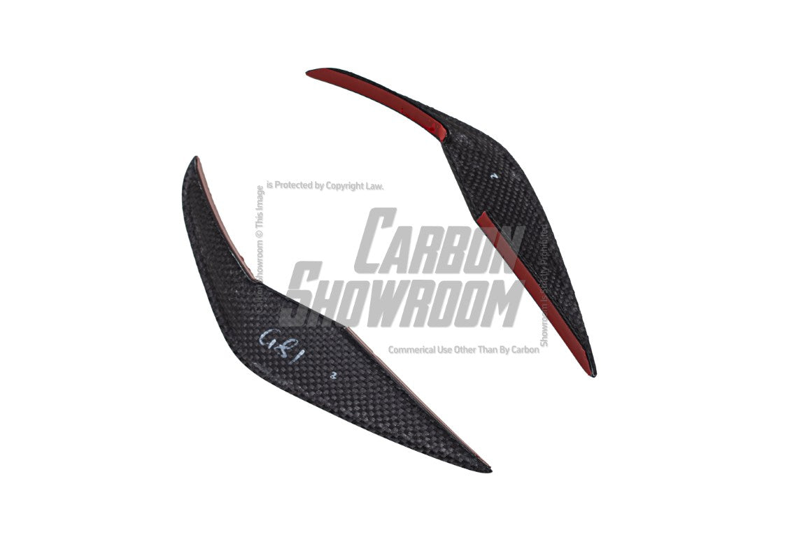 BMW M3 G80 G81 2021 2022 2023 2024 & M4 G82 G83 2021 2022 2023 2024 with Aftermarket Parts - AE Style Front Canards Carbon Fiber from ArmorExtend