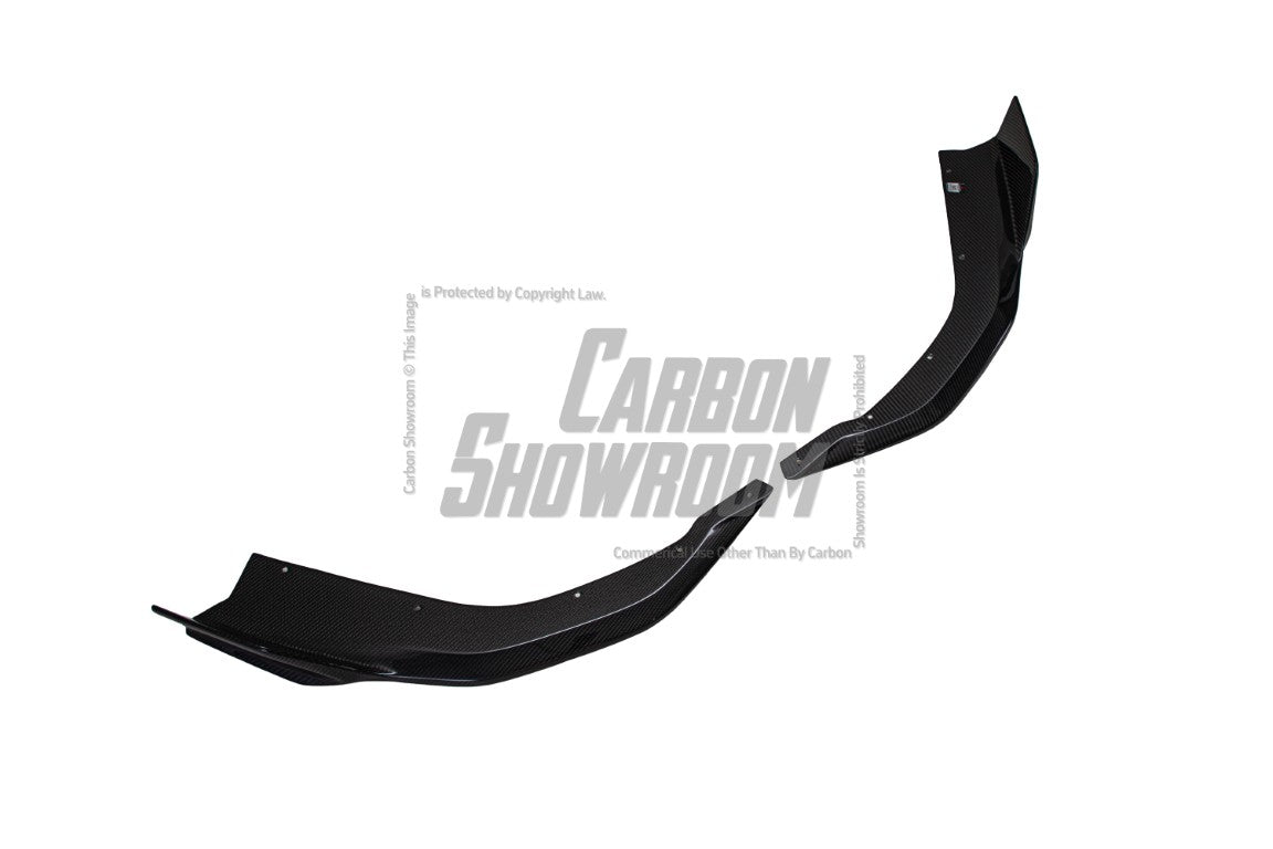 BMW M3 G80 G81 2021 2022 2023 2024 M4 G82 G83 2021 2022 2023 2024?with Aftermarket Parts - AE Style?Rear Diffuser & Canards?Carbon Fiber from ArmorExtend