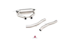 BMW M3 G80 G81 & M4 G82 G83 2021-ON (3.0T) with Aftermarket Parts - Axle-back Exhaust with Valve Quadtips Stainless Steel / Titanium from ArmorExtend