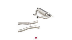 BMW M3 G80 G81 & M4 G82 G83 2021-ON (3.0T) with Aftermarket Parts - Axle-back Exhaust with Valve Quadtips Stainless Steel / Titanium from ArmorExtend