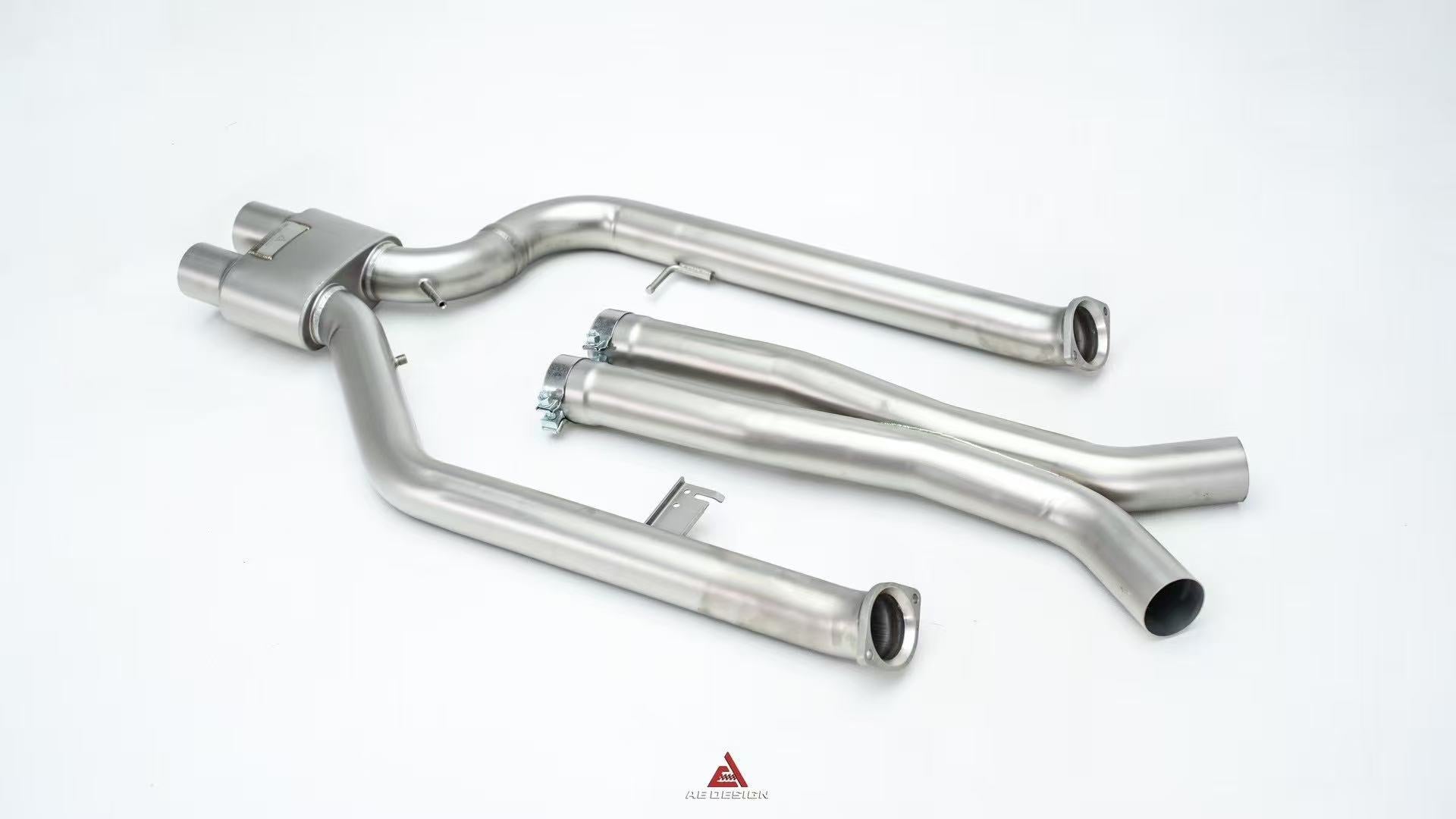 BMW M3 G80 G81 & M4 G82 G83 2021-ON (3.0T) with Aftermarket Parts - Catback Exhaust with Valve Quadtips Stainless Steel / Titanium from ArmorExtend
