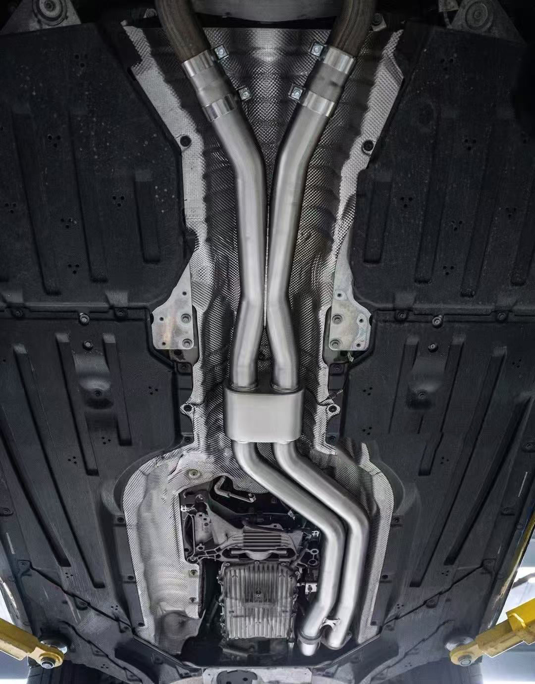 BMW M3 G80 G81 & M4 G82 G83 2021-ON (3.0T) with Aftermarket Parts - Catback Exhaust with Valve Stainless Steel / Titanium from ArmorExtend