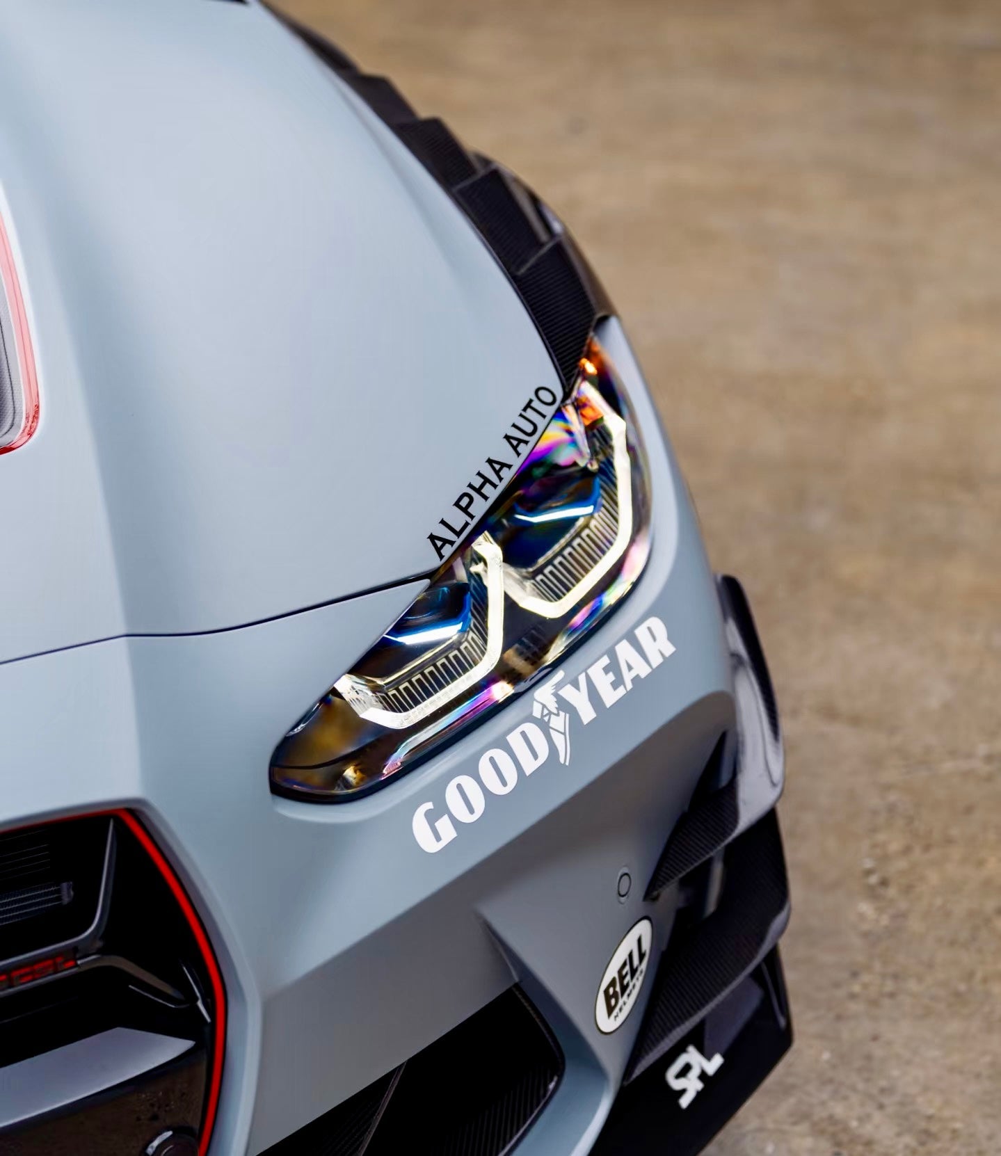 BMW M3 G80 G81 2021 2022 2023 2024 & M4 G82 G83 2021 2022 2023 2024 with Aftermarket Parts - AE V2 Style Front Canards Carbon Fiber from ArmorExtend