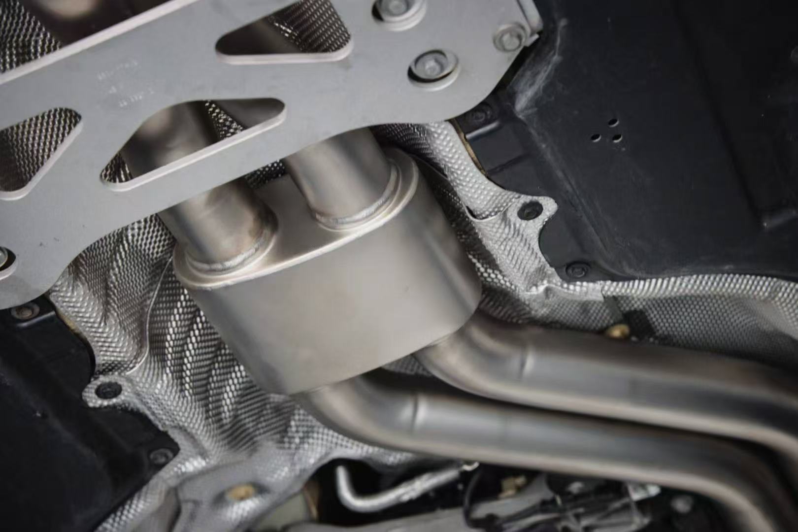 BMW M3 G80 G81 & M4 G82 G83 2021-ON (3.0T) with Aftermarket Parts - Midpipe Exhaust Stainless Steel / Titanium from ArmorExtend