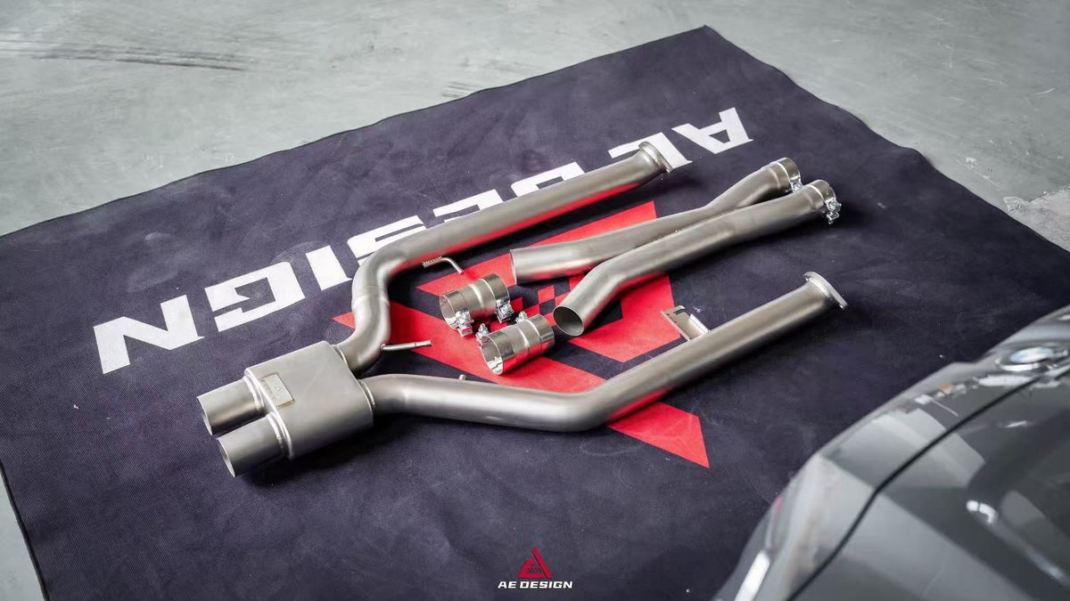 BMW M3 G80 G81 & M4 G82 G83 2021-ON (3.0T) with Aftermarket Parts - Midpipe Exhaust Stainless Steel / Titanium?from?ArmorExtend