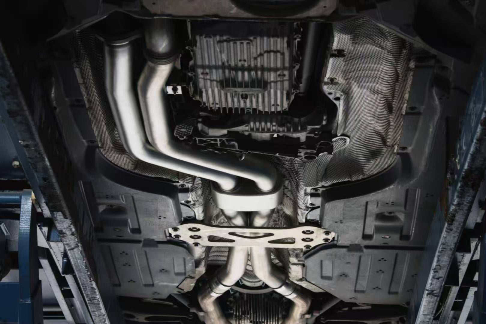 BMW M3 G80 G81 & M4 G82 G83 2021-ON (3.0T) with Aftermarket Parts - Midpipe Exhaust Stainless Steel / Titanium from ArmorExtend