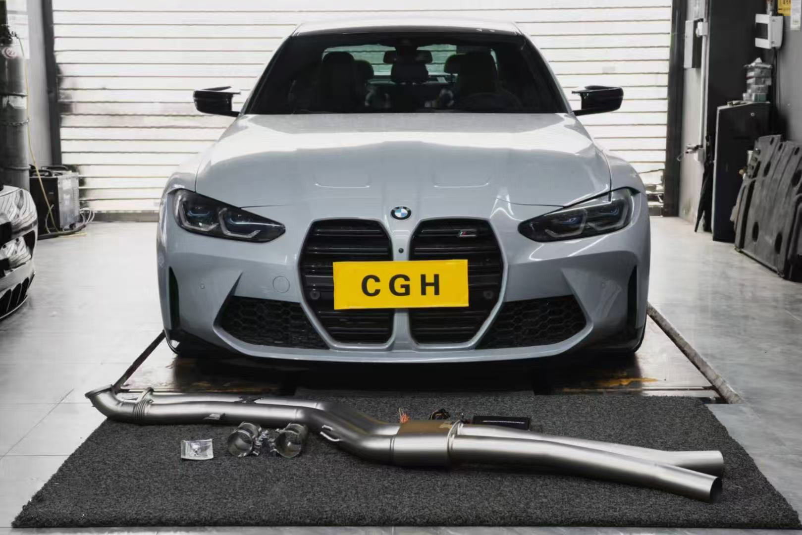 BMW M3 G80 G81 & M4 G82 G83 2021-ON (3.0T) with Aftermarket Parts - Midpipe Exhaust Stainless Steel / Titanium from ArmorExtend