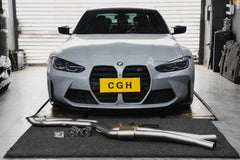 BMW M3 G80 G81 & M4 G82 G83 2021-ON (3.0T) with Aftermarket Parts - Midpipe Exhaust Stainless Steel / Titanium from ArmorExtend