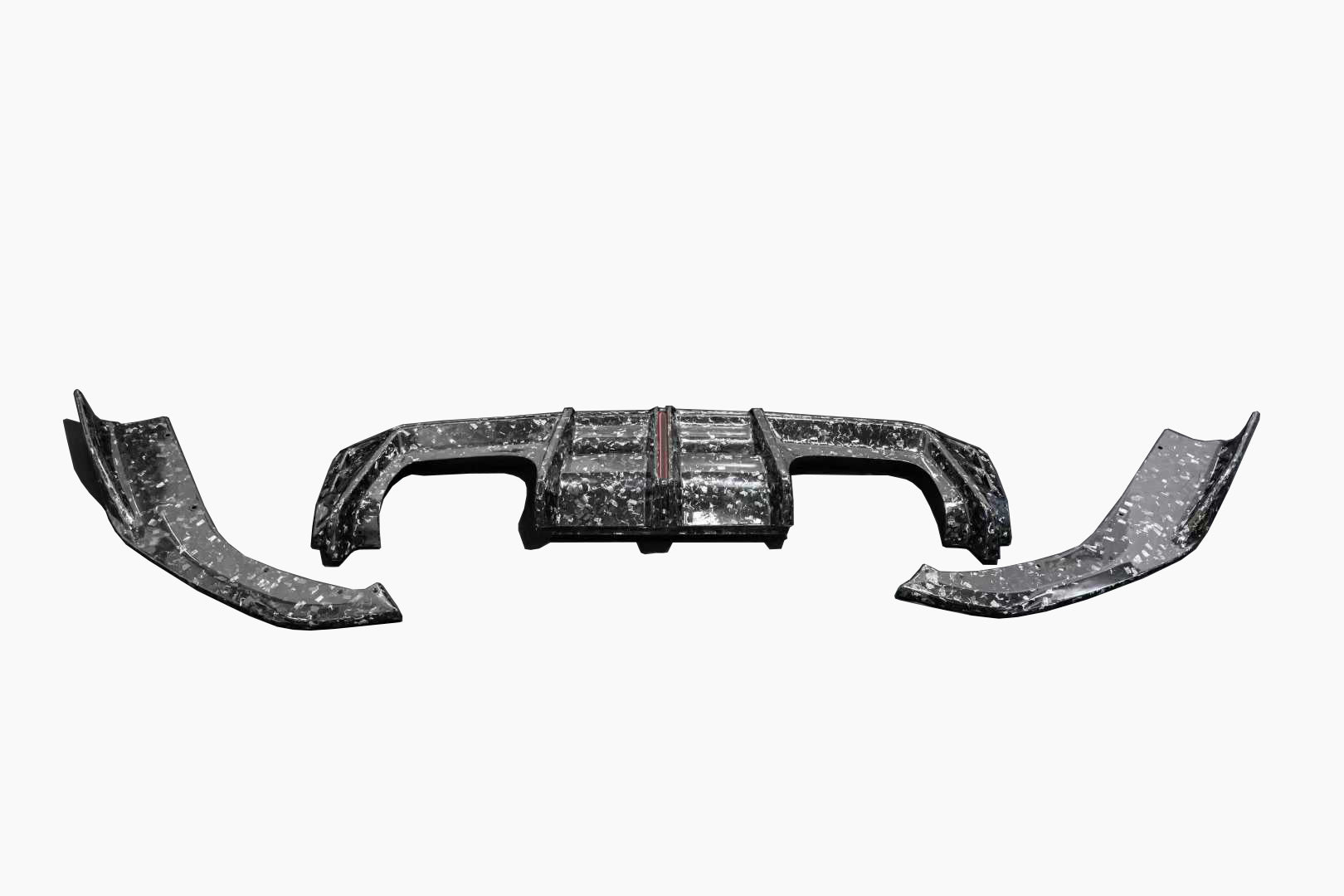 BMW M3 G80 G81 & M4 G82 G83 2021-ON with Aftermarket Parts - V3 Rear Diffuser & Rear Canards Dry Pre-preg Carbon Fiber from ArmorExtend