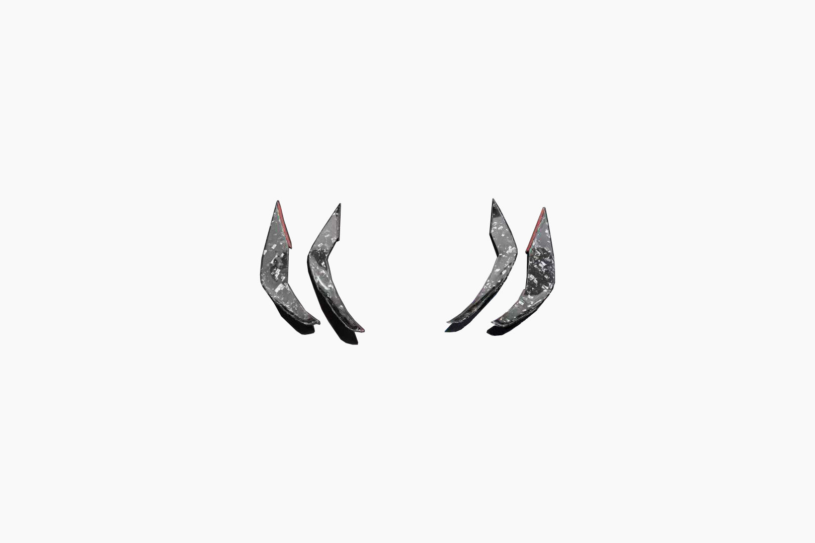 BMW M3 G80 G81 2021 2022 2023 2024 & M4 G82 G83 2021 2022 2023 2024 with Aftermarket Parts - AE V2 Style Front Canards Carbon Fiber from ArmorExtend