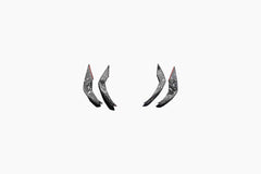 BMW M3 G80 G81 2021 2022 2023 2024 & M4 G82 G83 2021 2022 2023 2024 with Aftermarket Parts - AE V2 Style Front Canards Carbon Fiber from ArmorExtend