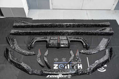 BMW M3 G80 G81 & M4 G82 G83 2021-ON with Aftermarket Parts - V3 Rear Diffuser & Rear Canards Dry Pre-preg Carbon Fiber from ArmorExtend