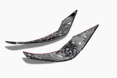 BMW M3 G80 G81 2021 2022 2023 2024 & M4 G82 G83 2021 2022 2023 2024 with Aftermarket Parts - AE V2 Style Front Canards Carbon Fiber from ArmorExtend