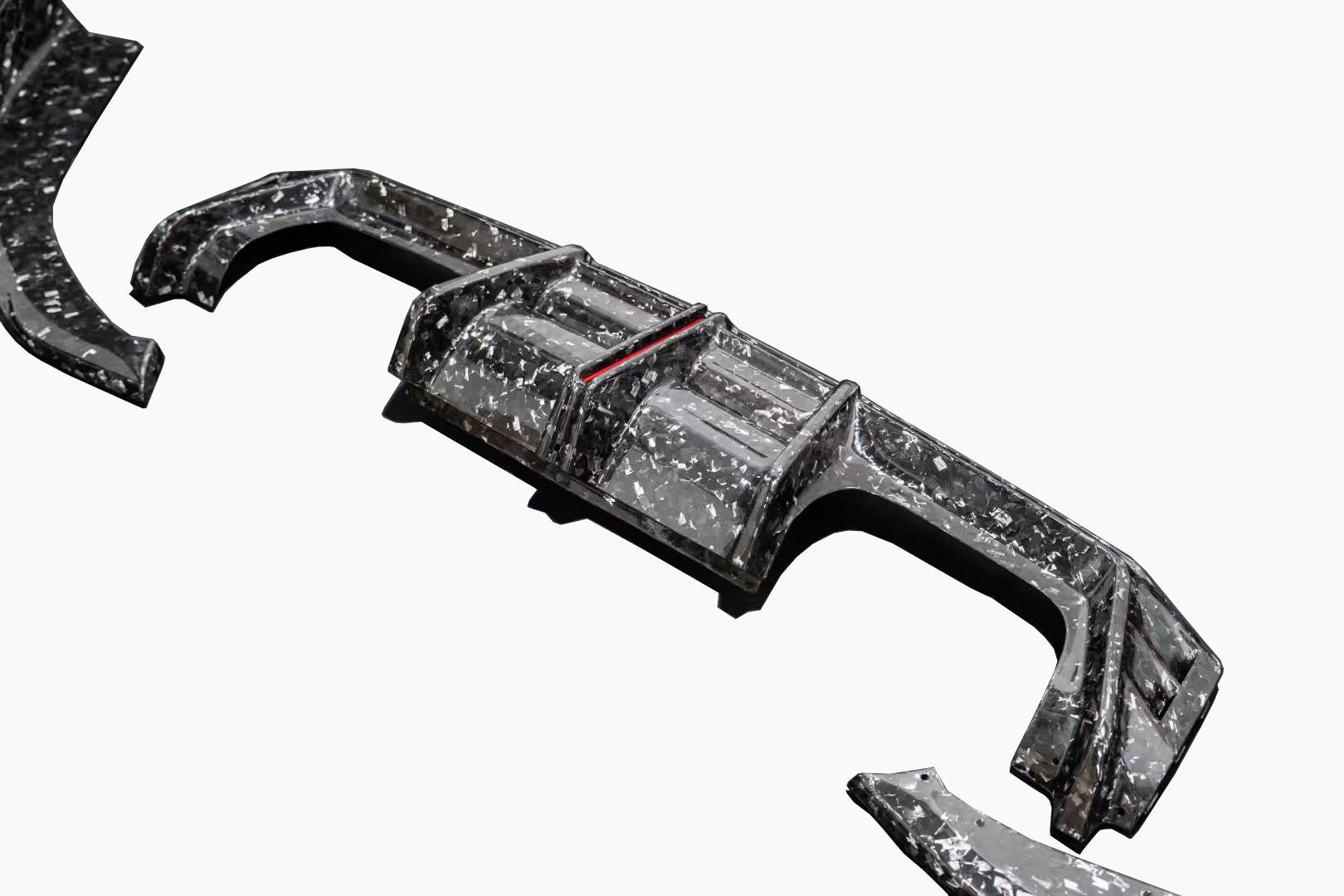 BMW M3 G80 G81 & M4 G82 G83 2021-ON with Aftermarket Parts - V3 Rear Diffuser & Rear Canards Dry Pre-preg Carbon Fiber from ArmorExtend