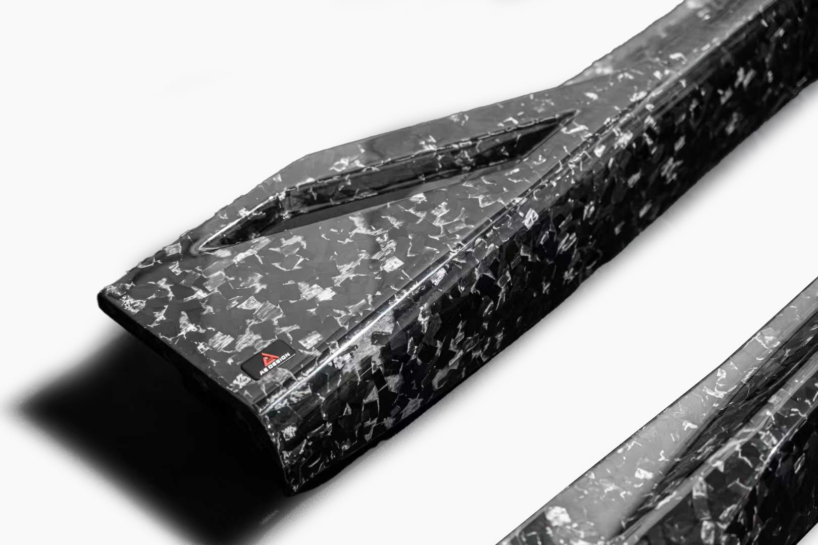 BMW M3 G80 G81 2021 2022 2023 2024 & M4 G82 G83 2021 2022 2023 2024 with Aftermarket Parts - AE Style Side Skirts Carbon Fiber from ArmorExtend