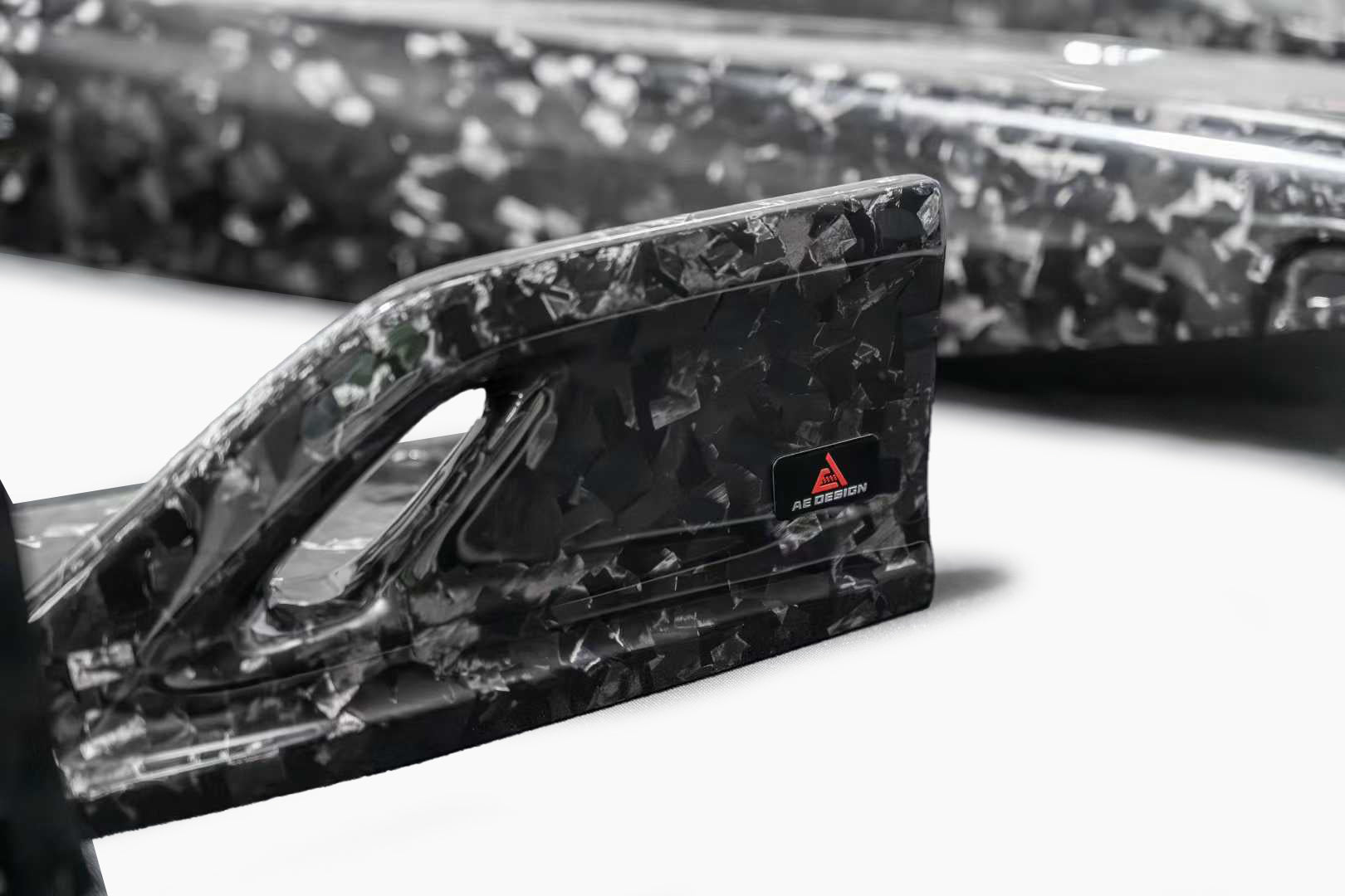 BMW M3 G80 G81 2021 2022 2023 2024 & M4 G82 G83 2021 2022 2023 2024 with Aftermarket Parts - AE V1 Style Front Lip Carbon Fiber from ArmorExtend