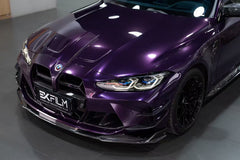 BMW M3 G80 2021-ON M4 G82 G83 2021-ON with Aftermarket Parts - ART Style Carbon Fiber Front Lip from  ArmorExtend