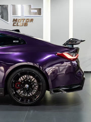 Your BMW M4 G82 2021 2022 2023 2024 & 4 Series G22 430i M440i 2020 2021 2022 2023 2024 with Aftermarket Parts - ART V2 Style Fiber Rear Wing Carbon Fiber from Pre-preg ArmorExtend